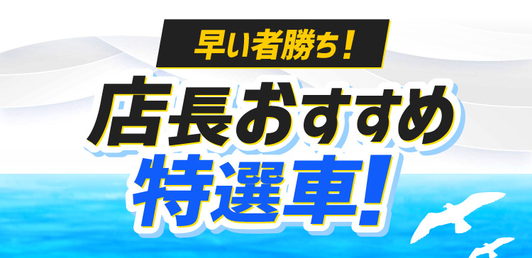 店長おすすめ特選車！